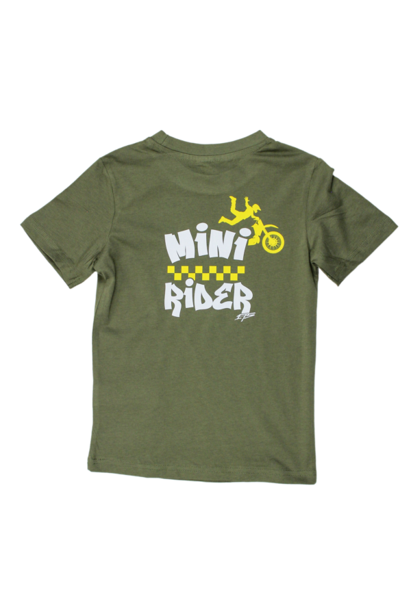 Tshirt KIDS - Mini-Rider - Olive – Image 3