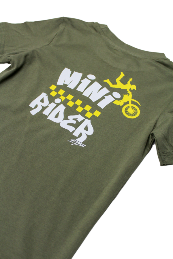 Tshirt KIDS - Mini-Rider - Olive – Image 5