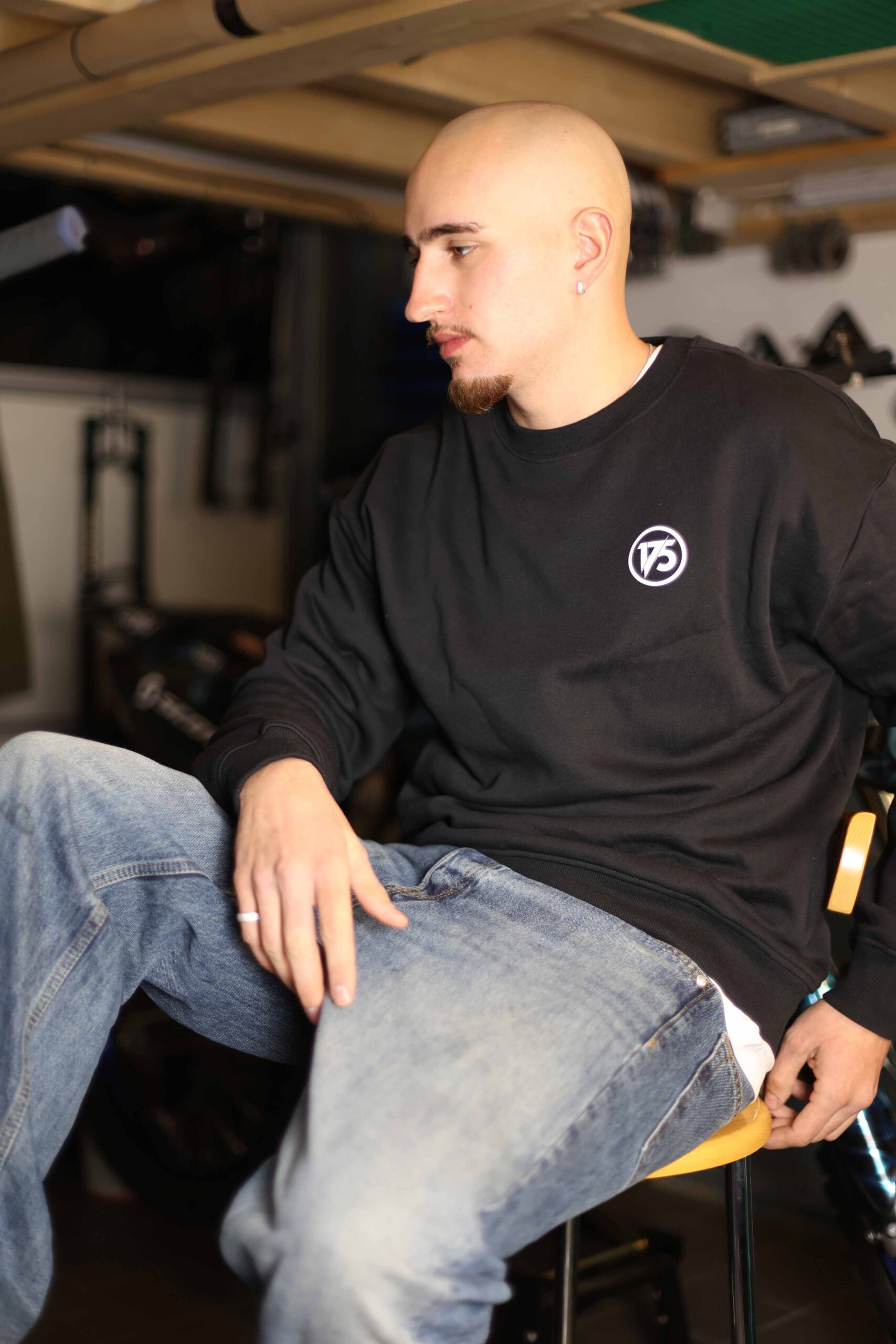 Sweat shirt • Pieuvre - Noir – Image 7